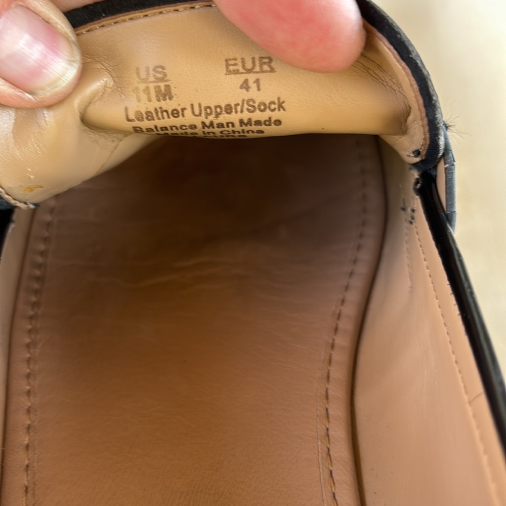 Sam Edelman Black Loafers with Gold Accent - Picture 9 of 11